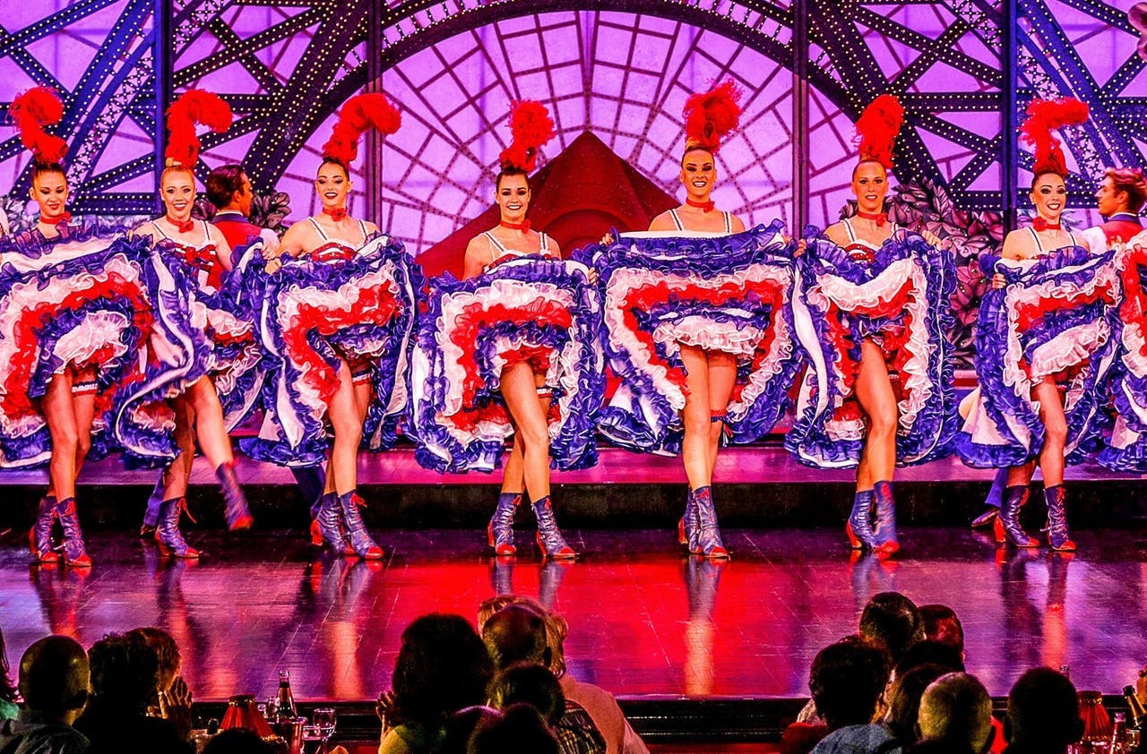 The Moulin Rouge and the emblematic French Cancan music