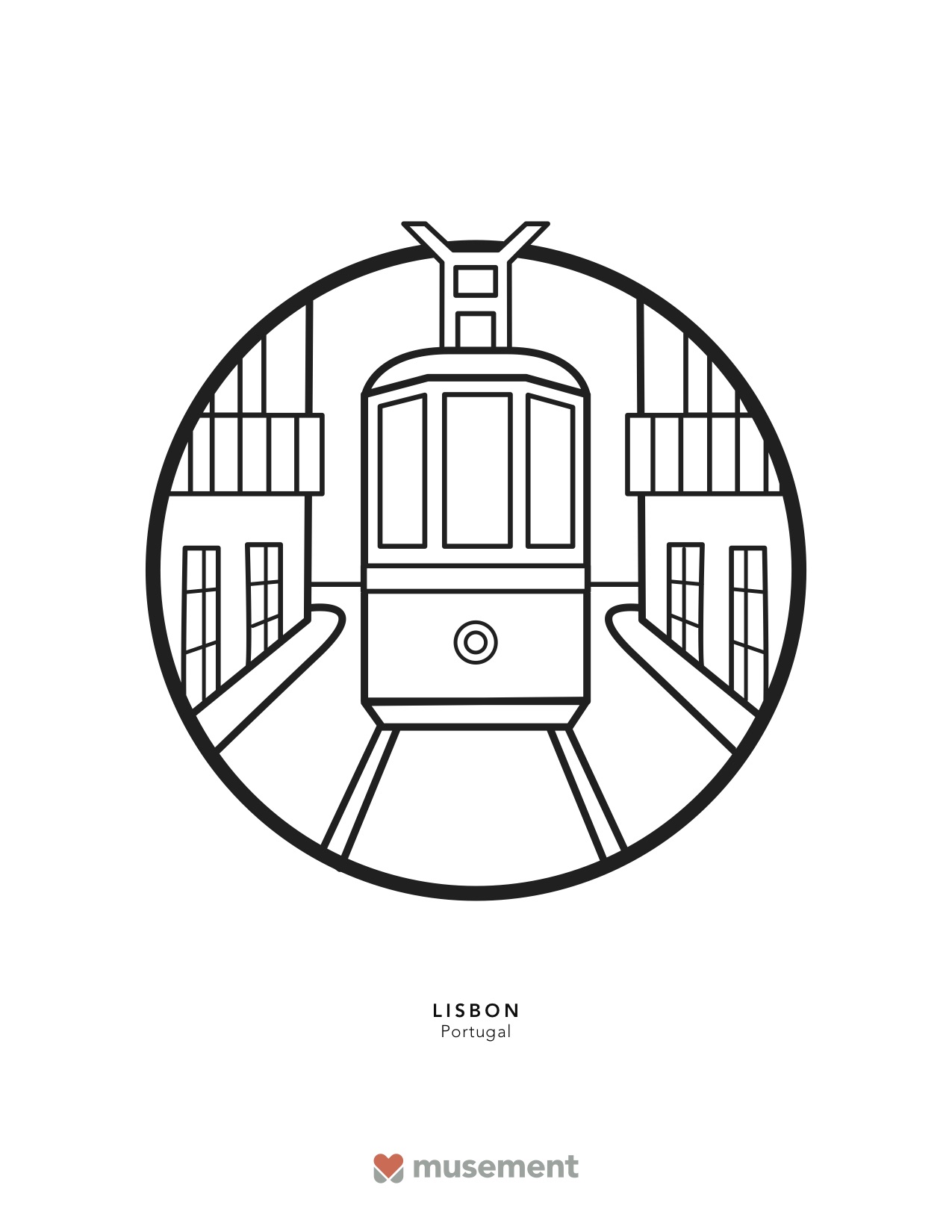 Musement travel coloring book Lisbon