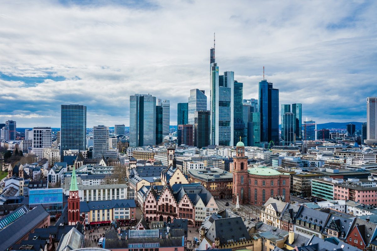 Frankfurt view from above