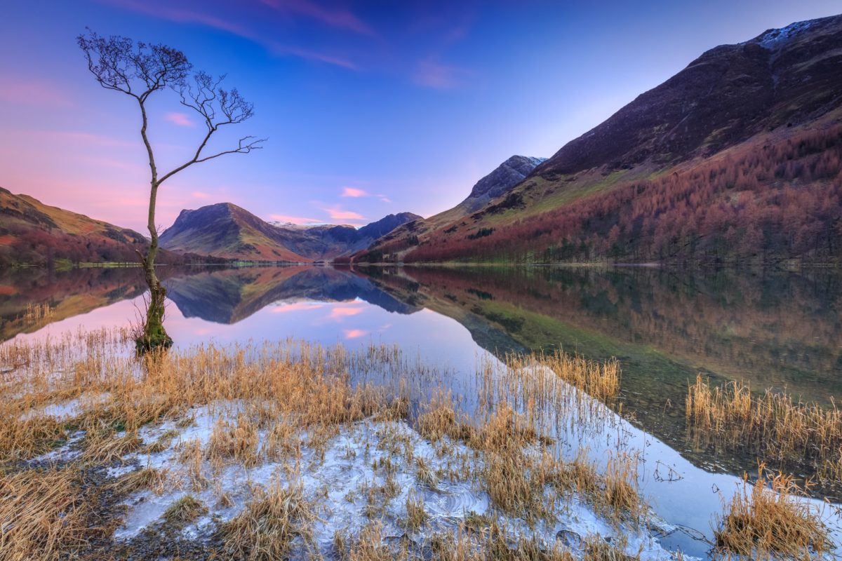 Lake Buttermere in the Lake District, England