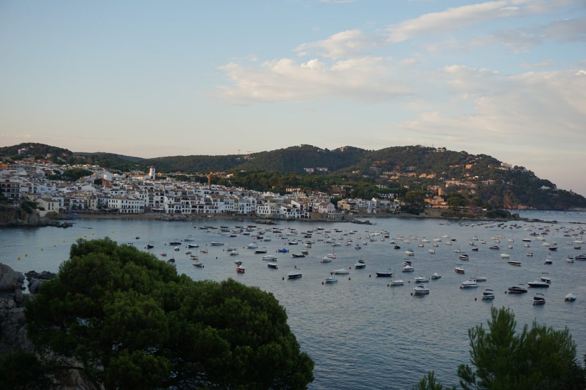 uitzicht op Calella de Palafrugell aan de Costa Brava