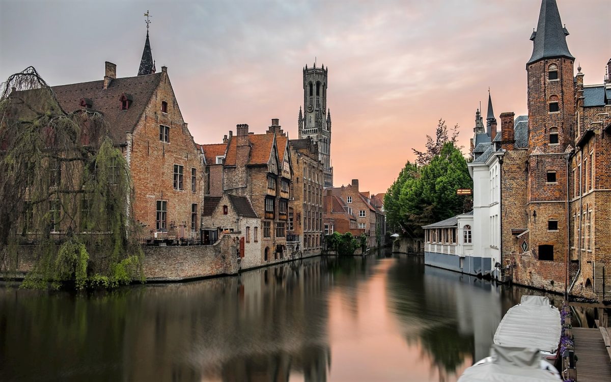 Brugse reien en belfort in Brugge