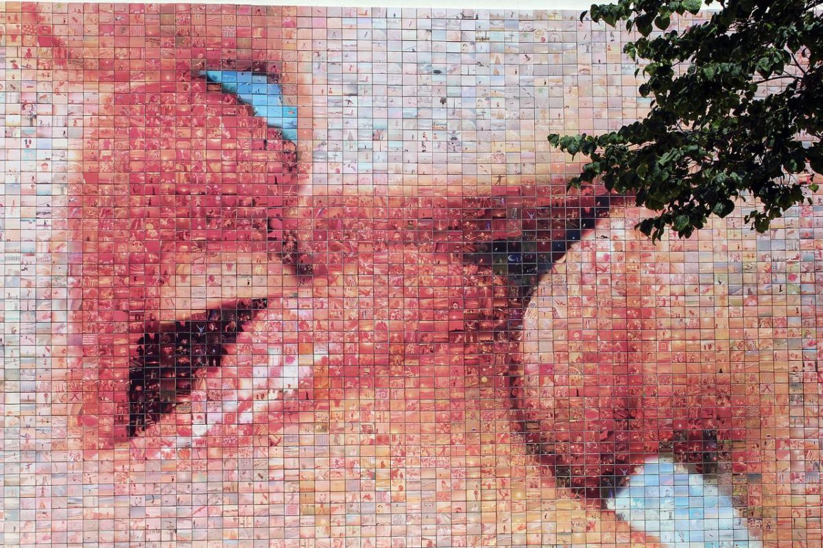 Mural del beso, Barcelona