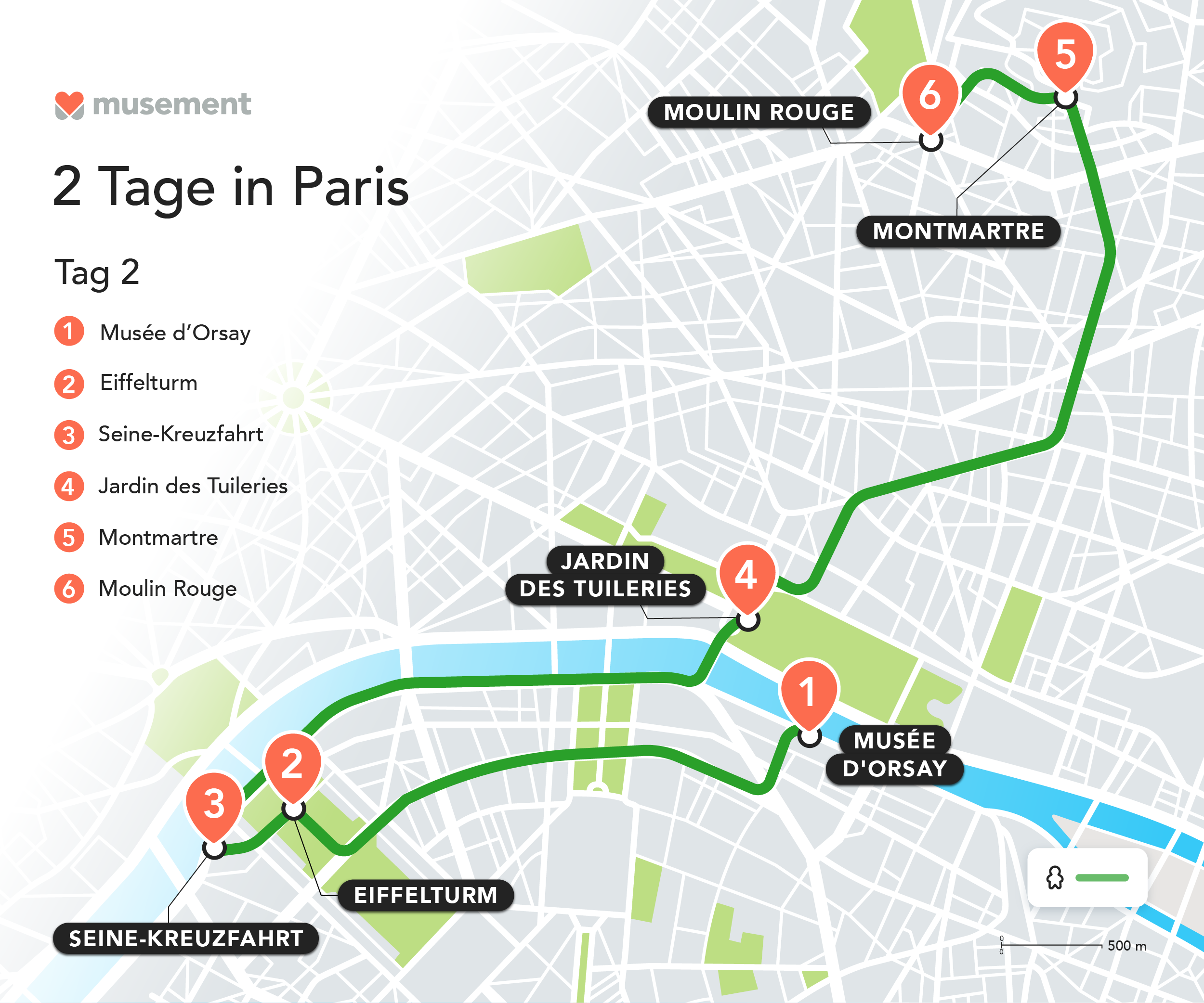 Paris Reiseplan Tag 2
